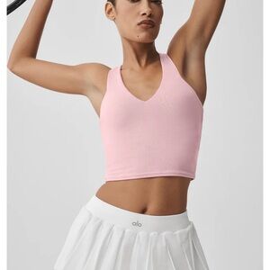 NEW COLOR vintage pink airbrush real bra tank Alo yoga